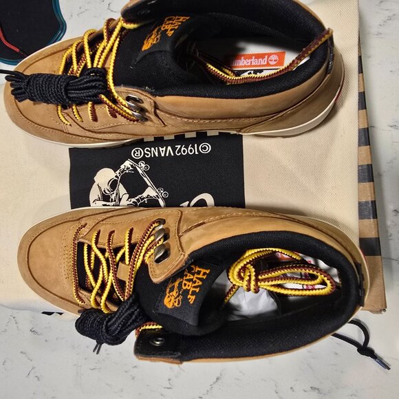 VANS x Timberland Boots Half Cab Hiker Wheat VN000CBNWEA Men’s US 10 NEW RARE - Picture 15 of 16